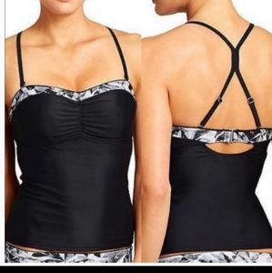 Athleta  34B/C Tankini and Small bikini